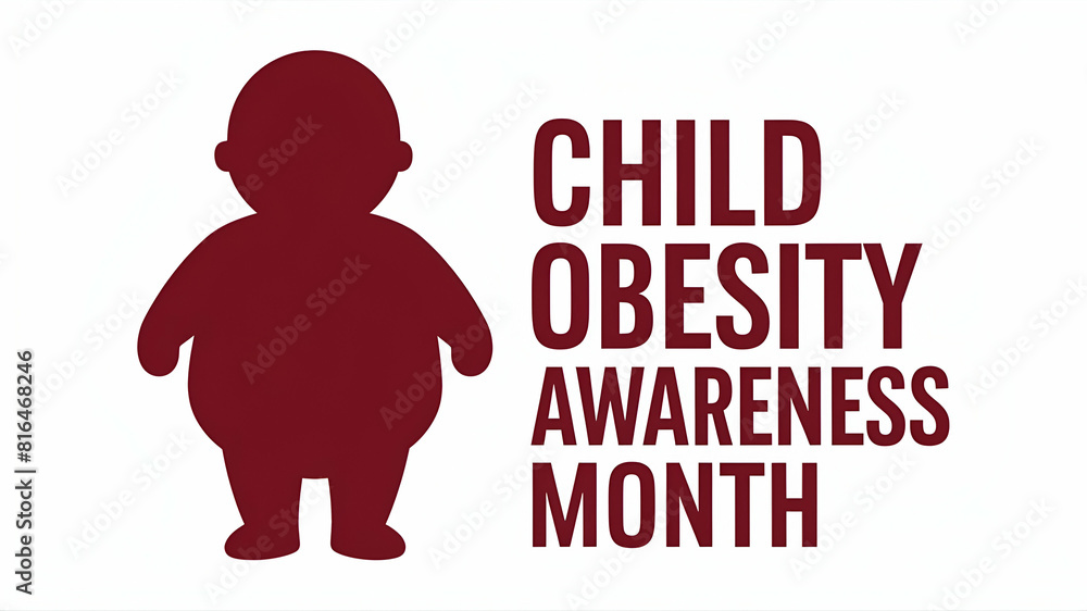 Obraz premium child obesity awareness month