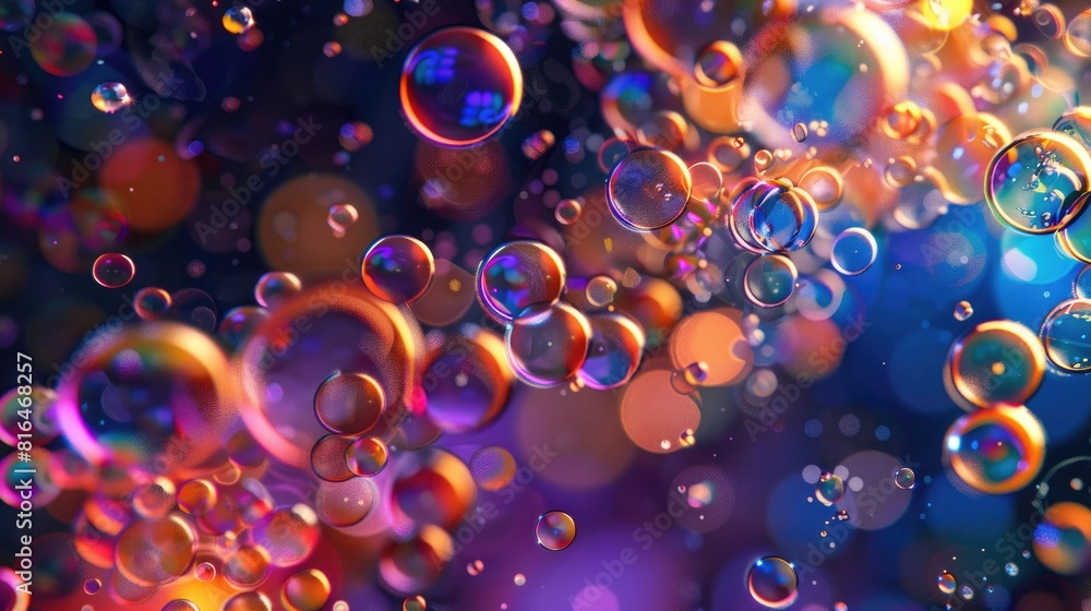 Background made of abstract bubbles Background made of abstract bubbles