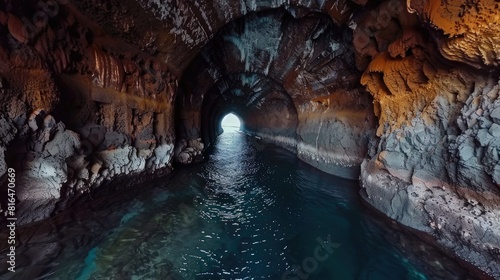 Exploring Isabela Tunnels in Galapagos