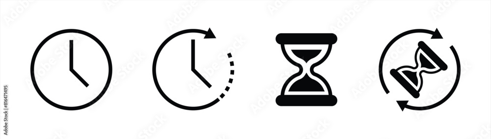 time icon. simple Timers icon vector illustration time icon. simple Timers icon vector illustration