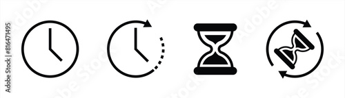 Free Download time icon. simple Timers icon vector illustration - GFXLoad