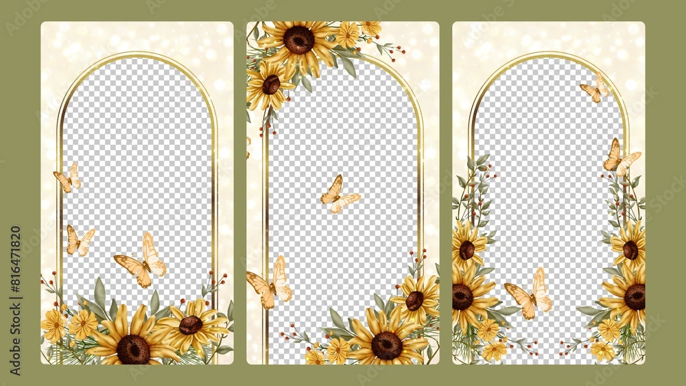 Showman ® Sunflower Print Overlay.