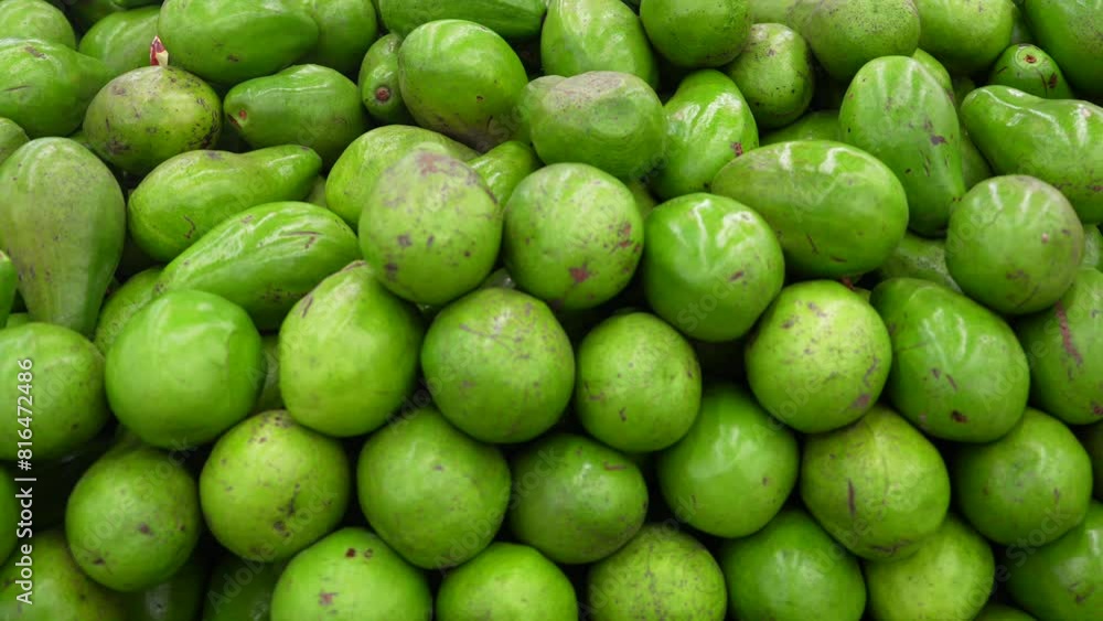 Fresh Native Avocados From Colombia. Wide Shot Fresh Native Avocados From Colombia. Wide Shot