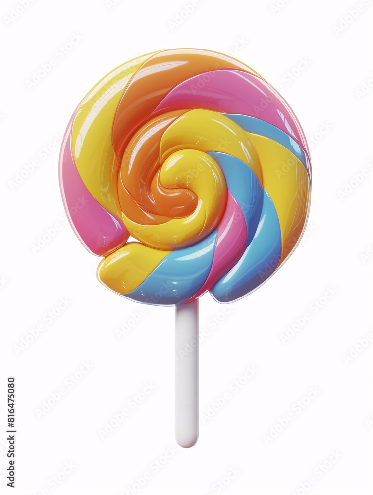 3D cartoon color lollipop wave board sugar icon
3D cartoon color lollipop wave board sugar icon