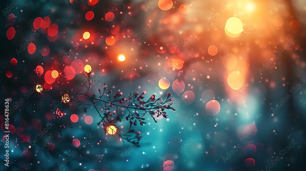Soft abstract bokeh, blurred lights and gentle hues creating a dreamy background Soft abstract bokeh, blurred lights and gentle hues creating a dreamy background