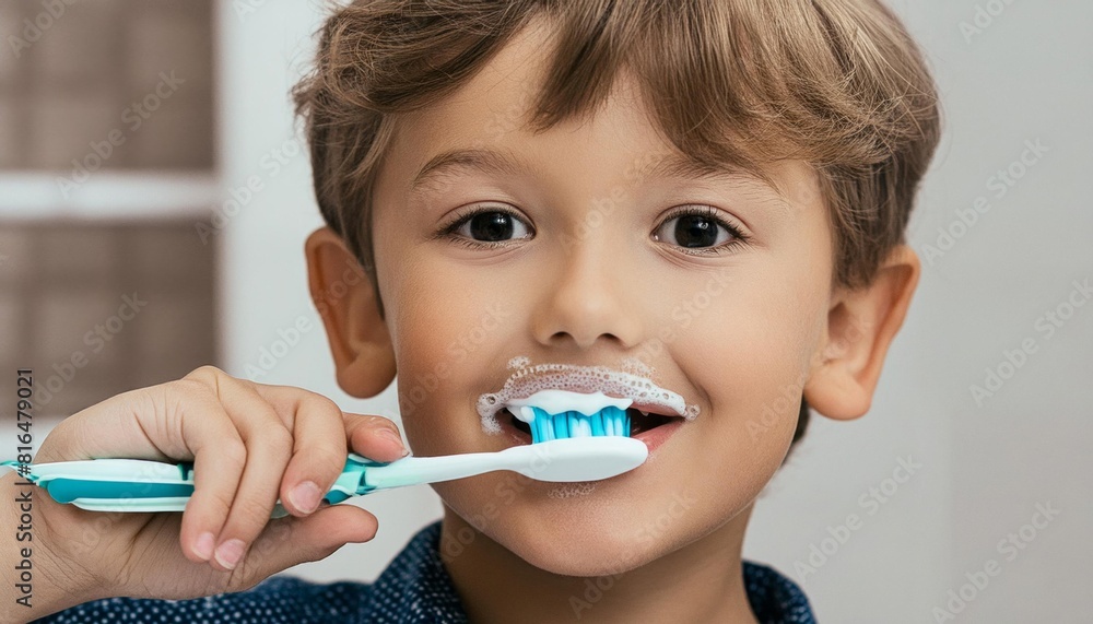 child brushing their teeth child brushing their teeth