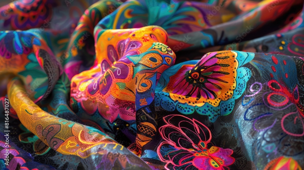 Elaborate vibrant scarf Elaborate vibrant scarf