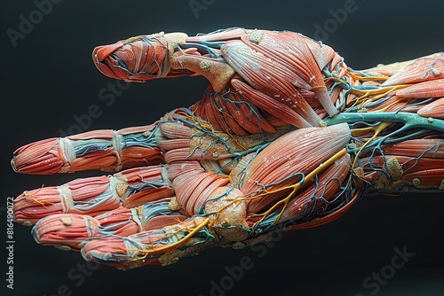 Precision Perfection: Intricate Digital Detailing in Single-Hand Anatomy Study