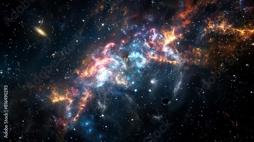 nebula, galaxy, star, space background © dropideas