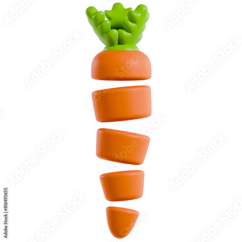 Carrot Cutting Stages Infographic
