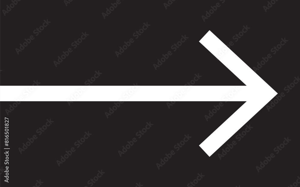 Vector White Arrow Isolated. Modern simple arrows. Vector illustration. 11:11 Vector White Arrow Isolated. Modern simple arrows. Vector illustration. 11:11