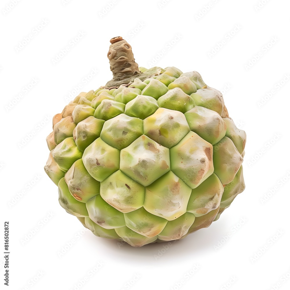 Fototapeta premium custard apple on white background