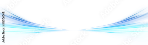 PNG. Light line neon swirl effect. Vector glitter light fire flare trace. Bokeh blue light glitter round wave line with sparkling particles. Magic sparkle swirl trail effect on transparent background	