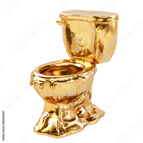 golden human waste, PNG image, no background photo