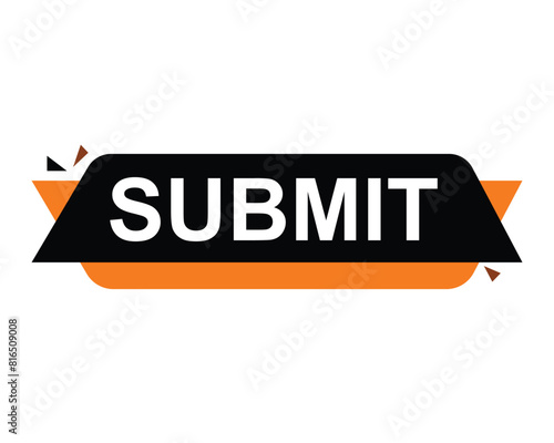 SUBMIT Web Button for website. submit button eps 