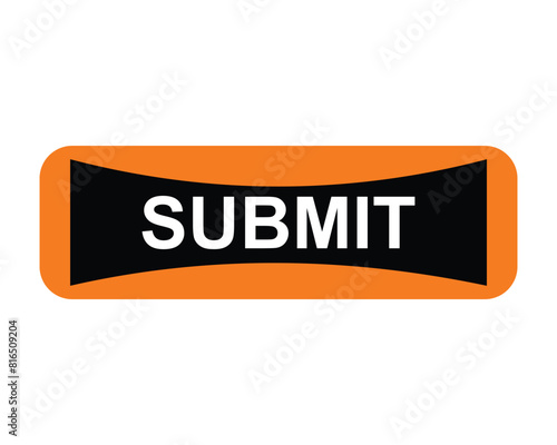 SUBMIT Web Button for website. submit button eps 