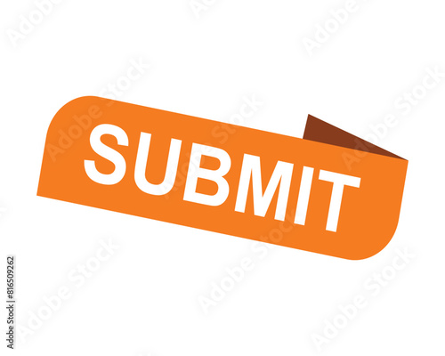 SUBMIT Web Button for website. submit button eps 
