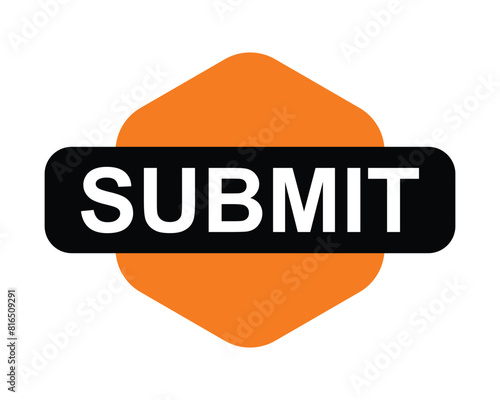 SUBMIT Web Button for website. submit button eps 