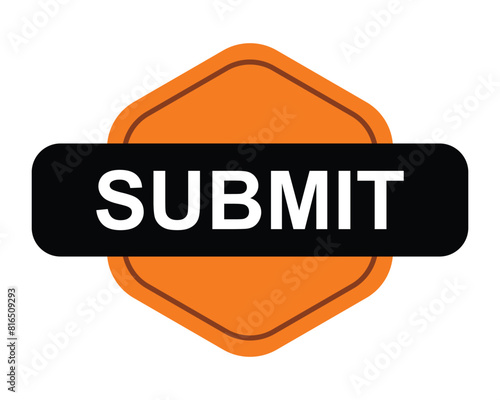 SUBMIT Web Button for website. submit button eps 