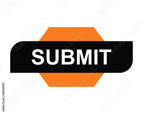 SUBMIT Web Button for website. submit button eps 