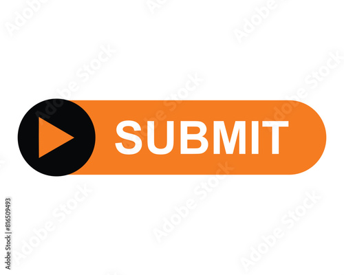 SUBMIT Web Button for website. submit button eps 