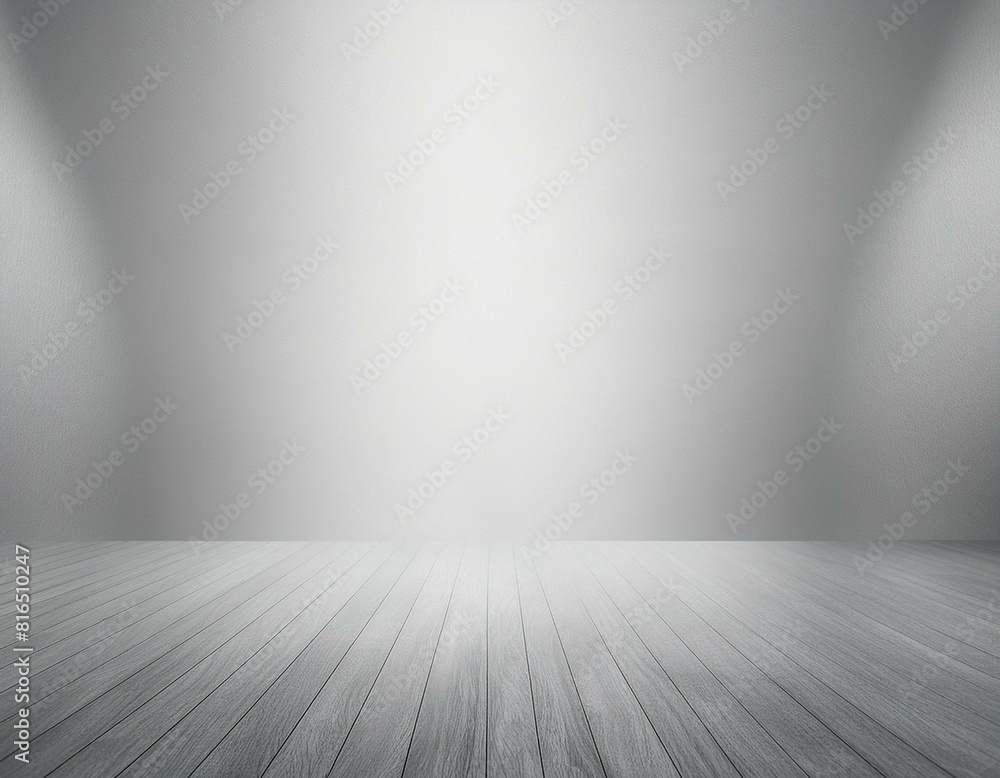Timeless Simplicity: Empty White and Gray Gradient Room Timeless Simplicity: Empty White and Gray Gradient Room
