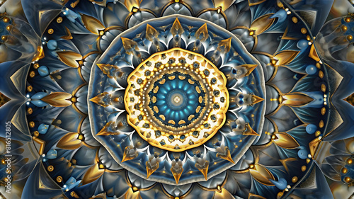 Abstract kaleidoscope background. Beautiful multicolor kaleidoscope texture. Unique kaleidoscope design