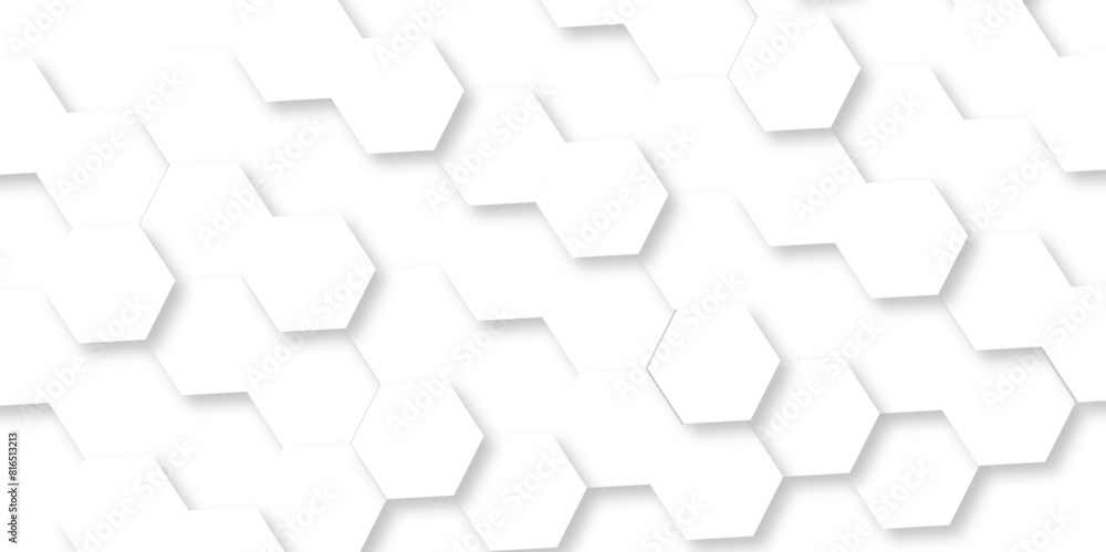 White hexagon geometric texture Seamless creative geometric Pattern hexagonal background. white abstract hexagon wallpaper or background. 3D Futuristic abstract honeycomb mosaic texture. White hexagon geometric texture Seamless creative geometric Pattern hexagonal background. white abstract hexagon wallpaper or background. 3D Futuristic abstract honeycomb mosaic texture.