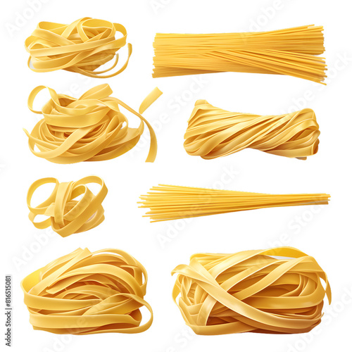 Pasta set bundel, PNG image, no background