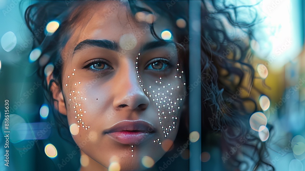 AI-powered software analyzes specific key features to identify faces in photographs AI-powered software analyzes specific key features to identify faces in photographs