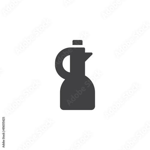Jug of vinegar vector icon