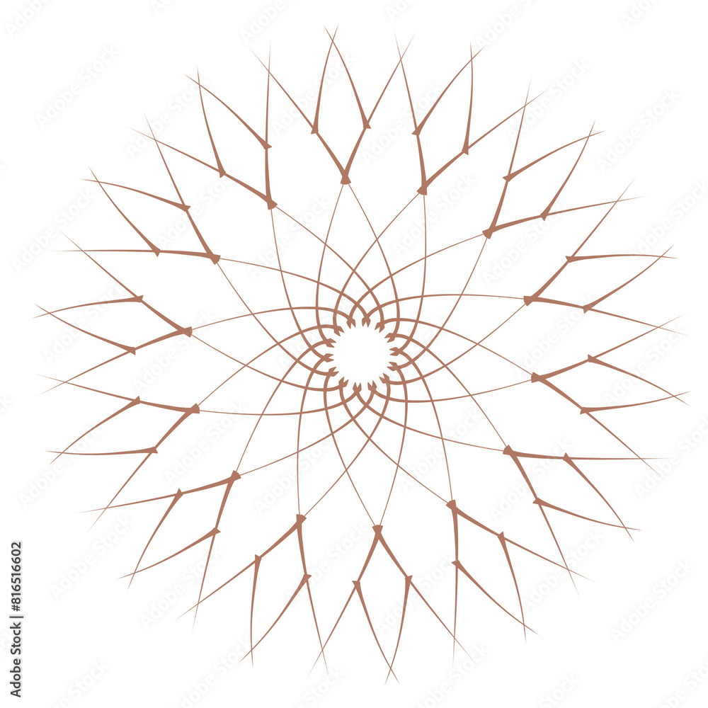 Obraz premium abstract red flower