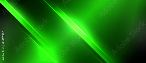 Neon dynamic diagonal light rays background. Techno digital geometric concept design for wallpaper, banner, presentation, background