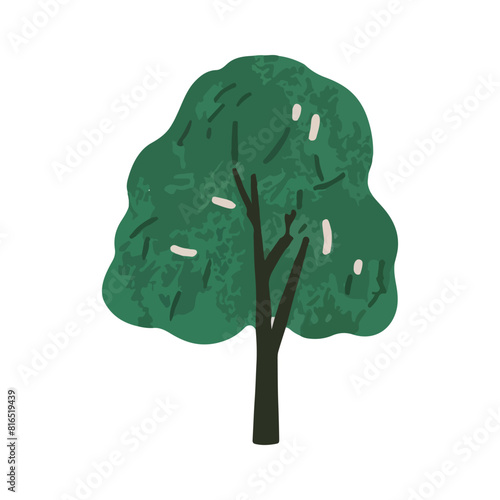 Free Cartoon Tree Vector Vector Art.