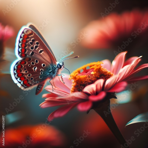 every time a butterfly landed softly on a flower petal, they are actually getting a taste of the world! Butterfly taste buds are located on their nimble little feet photo