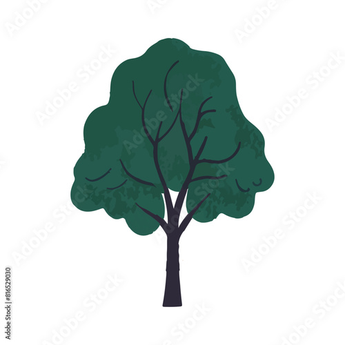 Free Cartoon Tree Vector Vector Art.