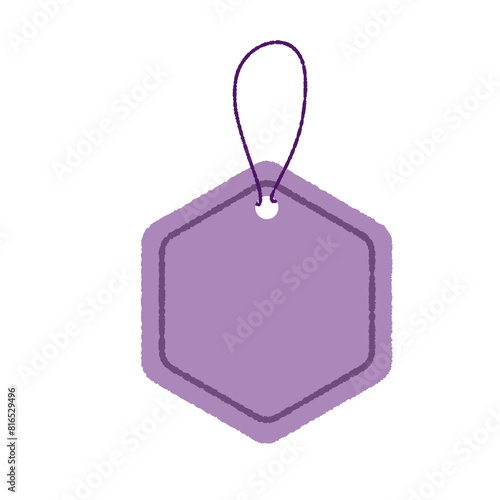 cute shape price tag illustration 