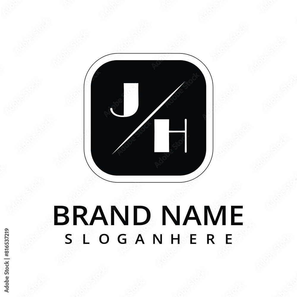 initial monogram logo with letter style design initial monogram logo with letter style design