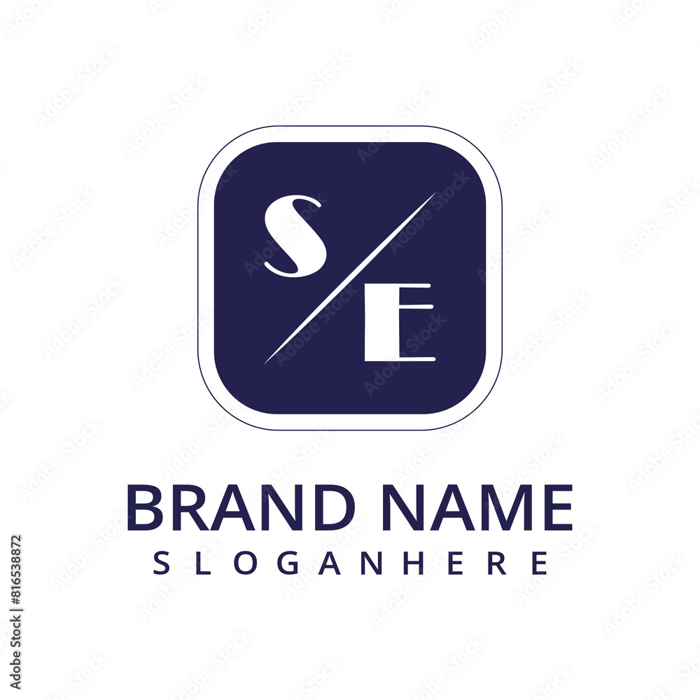 initial monogram logo with letter style design initial monogram logo with letter style design