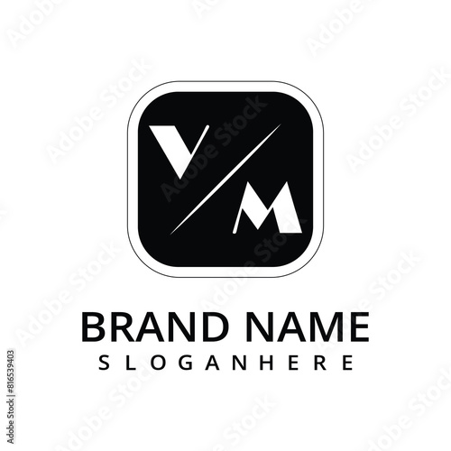 Free Download initial monogram logo with creative design.	 - GFXLoad