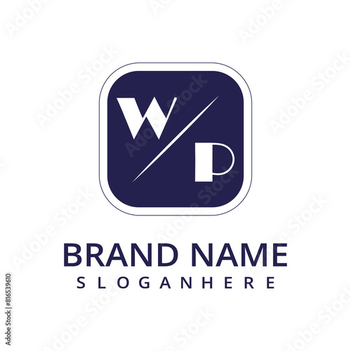 Free Download initial monogram logo with creative design.	 - GFXLoad