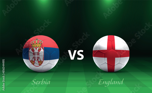 Serbia vs England soccer scoreboard Europe tournament 2024
