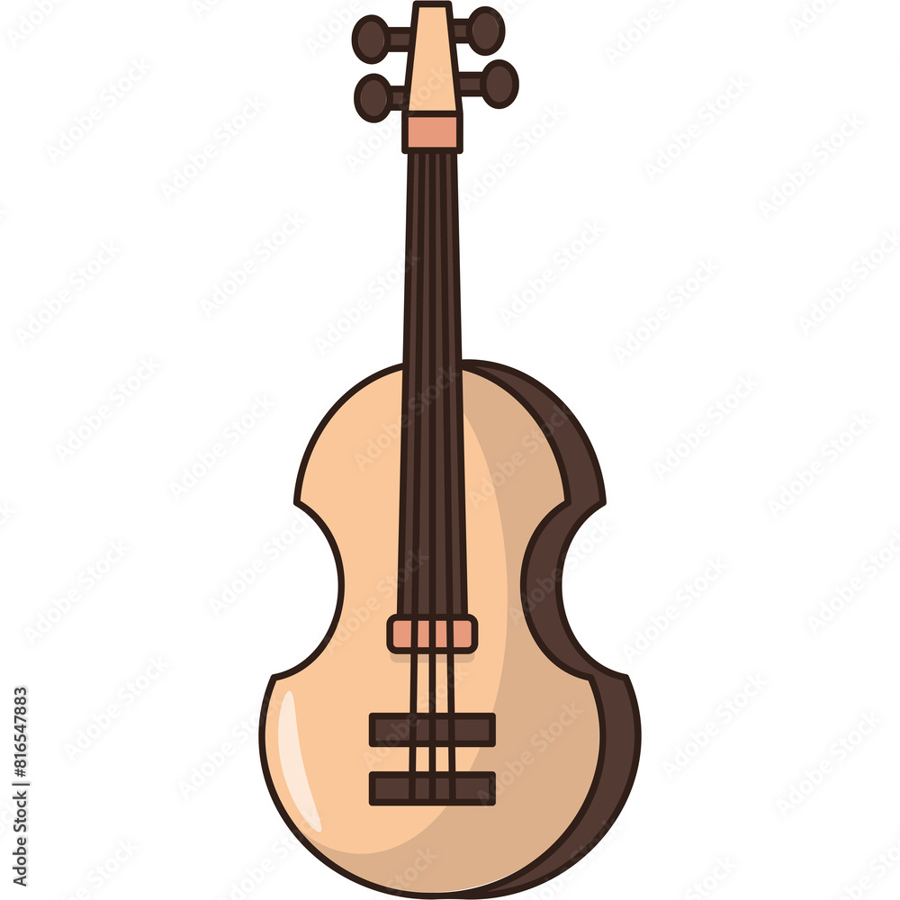 Fototapeta premium Violin Sticker