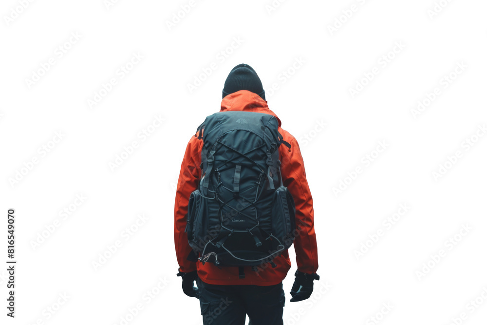 PNG Image of person with a backpack PNG Image of person with a backpack