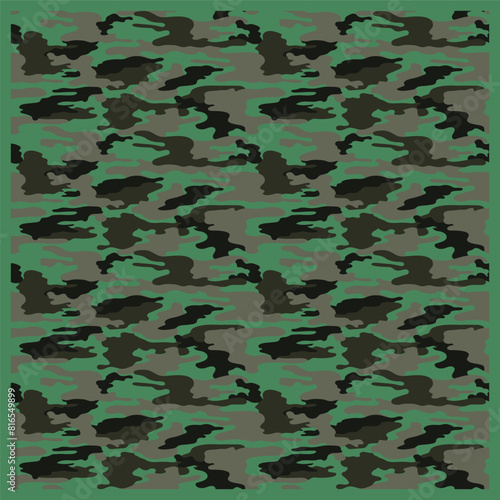 Wallpaper Mural Camouflage pattern background seamless clothing vector image Torontodigital.ca
