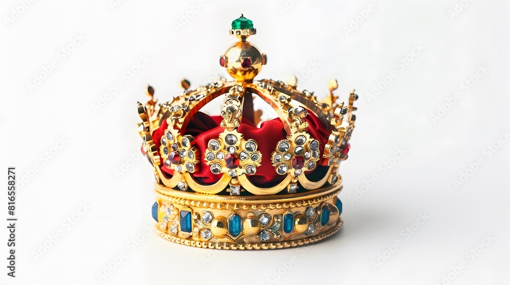 Gold Crown on white background Gold Crown on white background