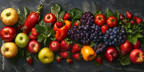 fresh fruits and vegetables