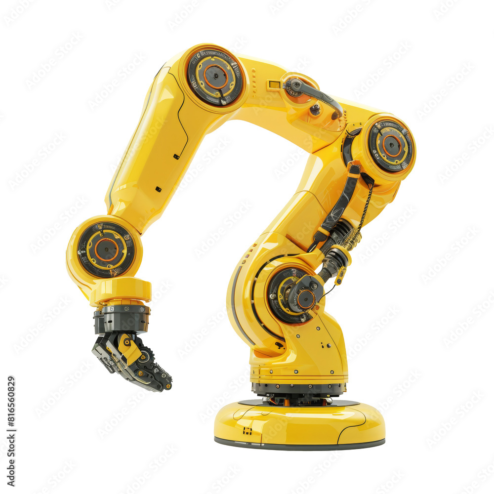 industrial robot isolated on white. industrial robot isolated on white.