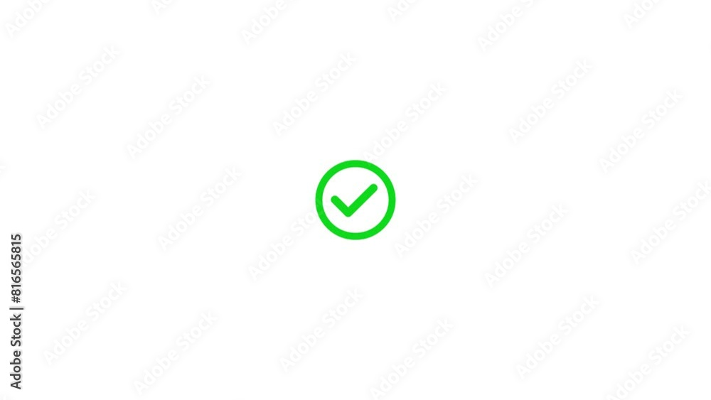 Animation in motion graphics of a check mark symbol. Symbolizing right. Motion Graphics. Animation in motion graphics of a check mark symbol. Symbolizing right. Motion Graphics.