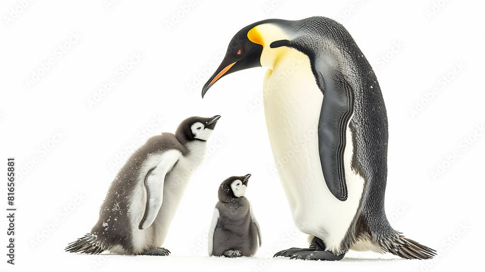 Fototapeta premium Parenting Among Emperor Penguins